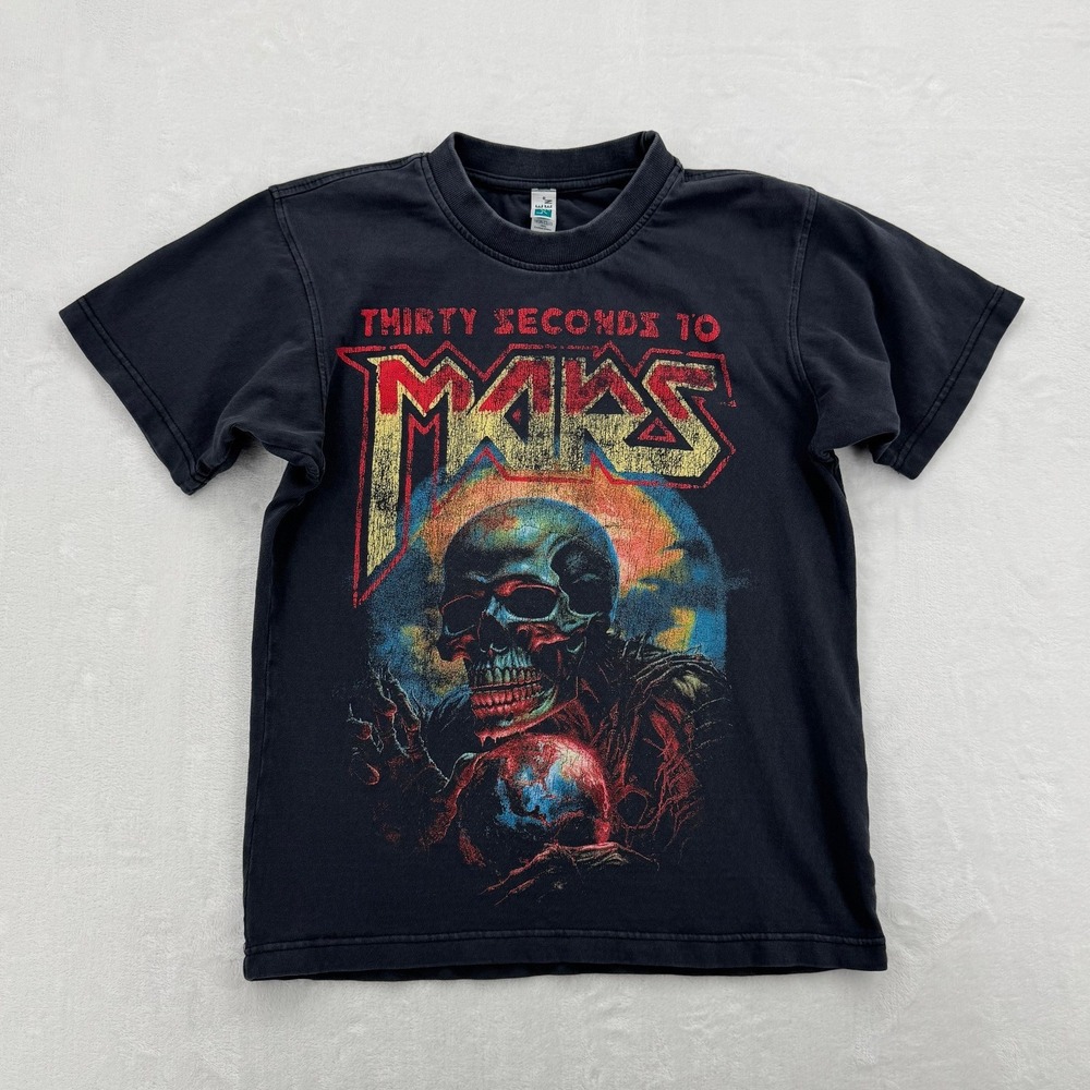 Lane Seven Thirty Seconds to Mars T-Shirt Mens Small Black Excellent 2024 Tour